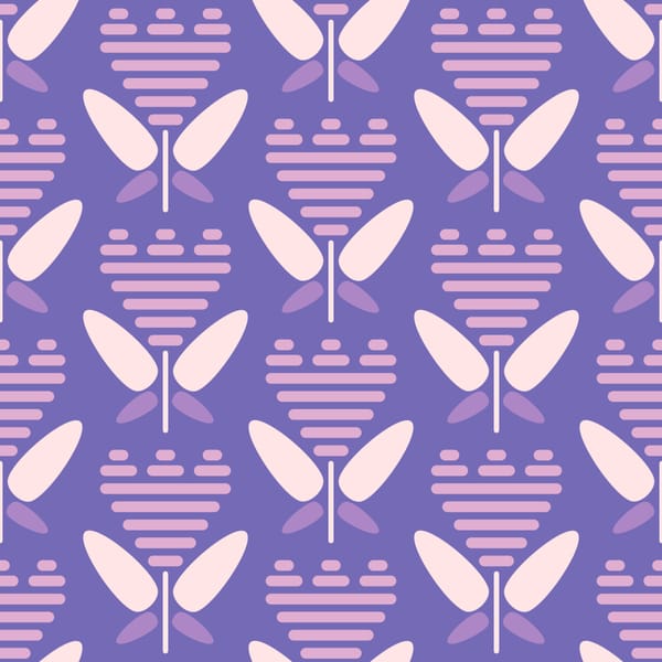 Lavender Bloom Pattern