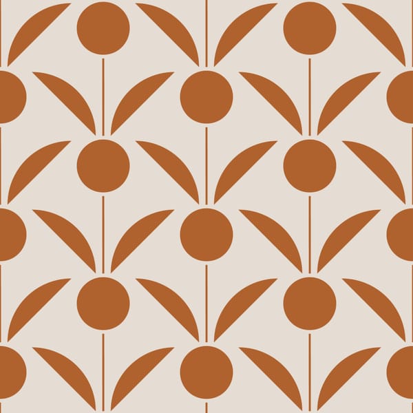 Earthy Blossom Pattern