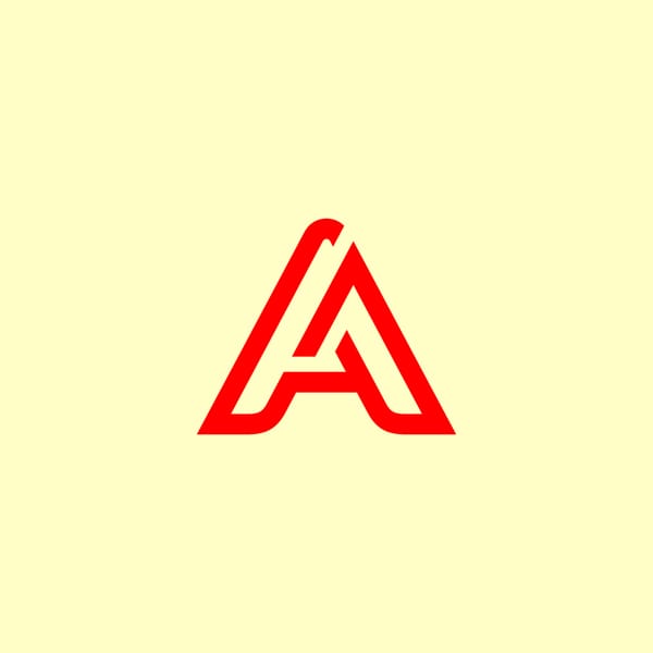 A Geometric Letter Logo