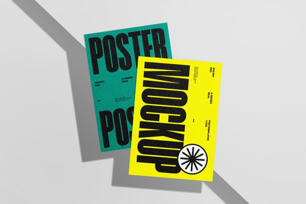 A4 Poster Mockup Set