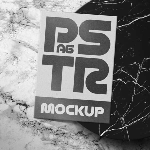 A6 Poster Mockup