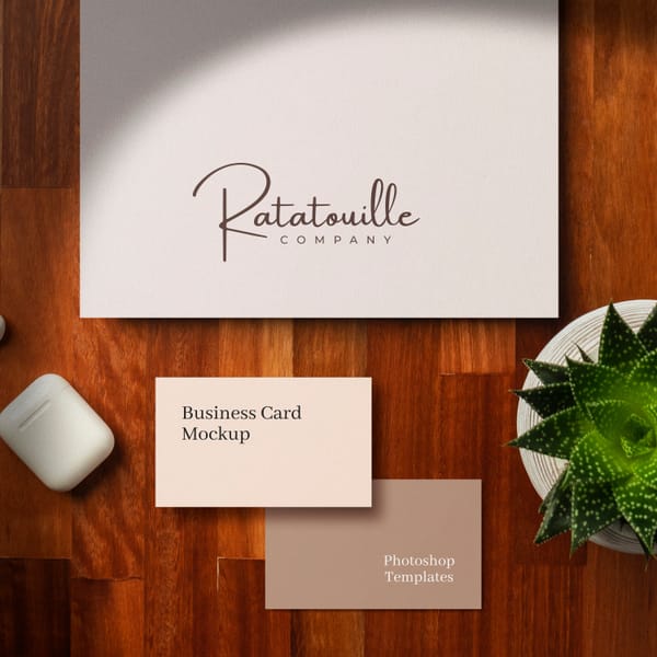 Business Card & Logo Mockup