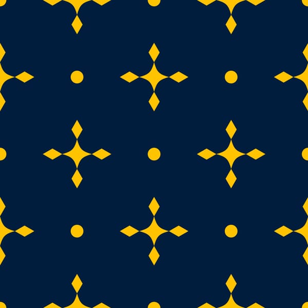 Celestial Dot Star Pattern