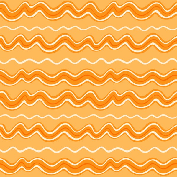 Sunny Waves Pattern