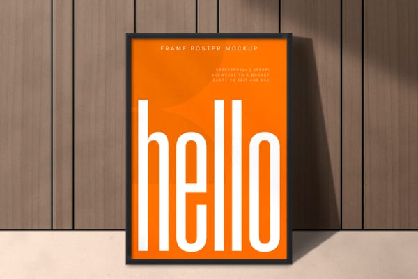 Modern Accent Frame Mockup