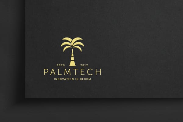 Palmtech Brand Logo Mockup