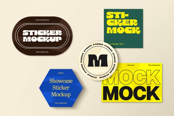 Exclusive Sticker Mockup