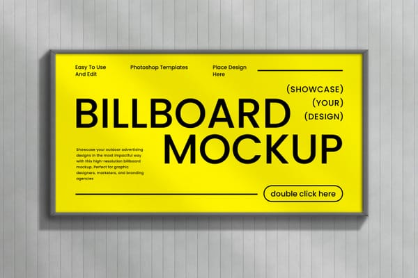 Elegant Billboard Mockup