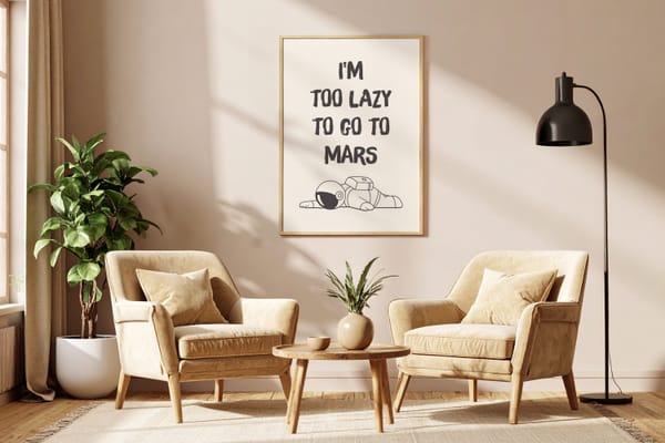 Cozy Lounge Frame Mockup