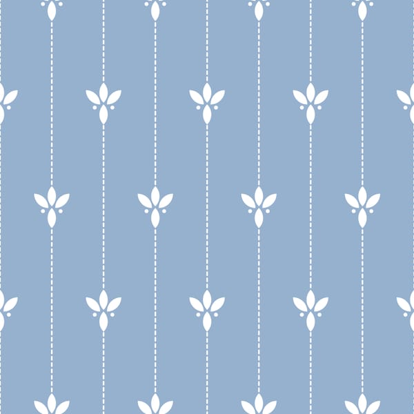 Elegant Line Blossom Pattern