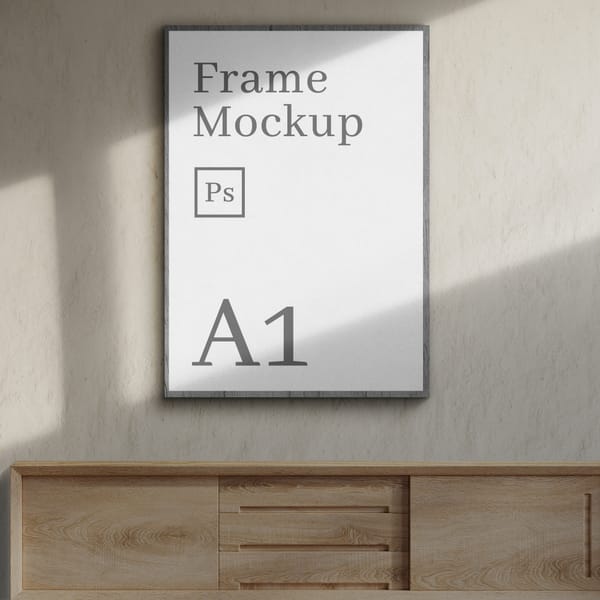 Frame Mockup A1 Paper