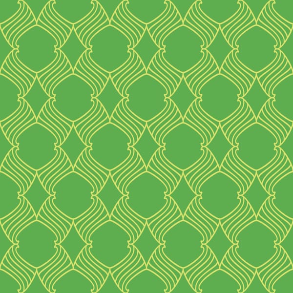 Geometric Leaf Lattice Pattern
