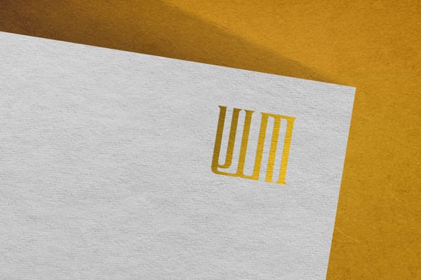 Realistic Metallic Foil Logo Mockup