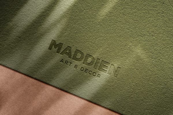 Maddien Logo Mockup