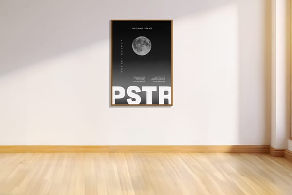 Minimalist Sunlit Frame Mockup