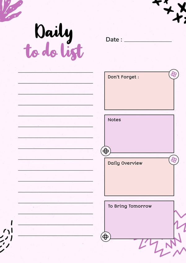 Playful To Do List