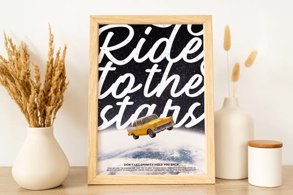 Rustic Warm Frame Mockup