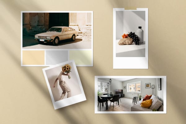 Classic Polaroid Photo Mockup