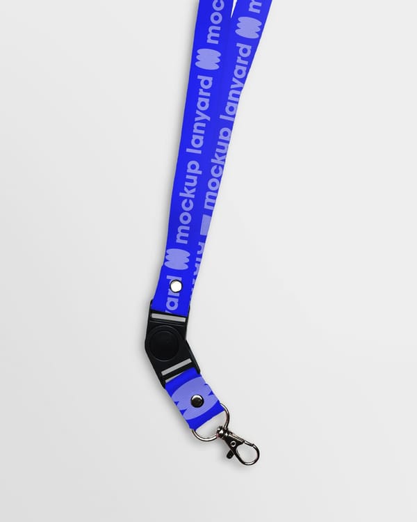 Modern Lanyard Branding Mockup Scene