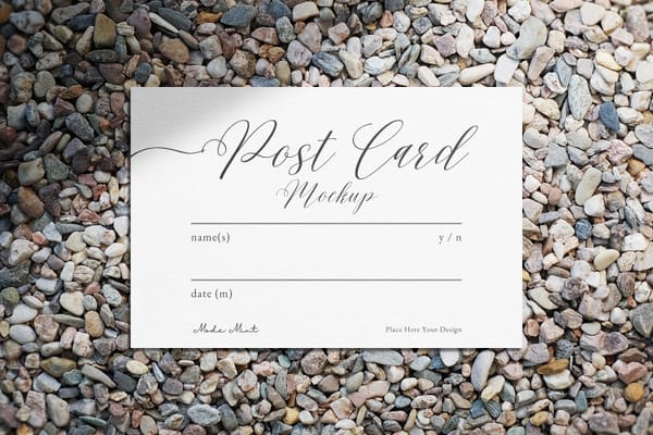 Shipping Postcard Mockup