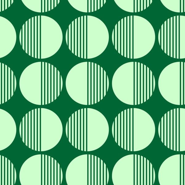Striped Half Circles Pattern
