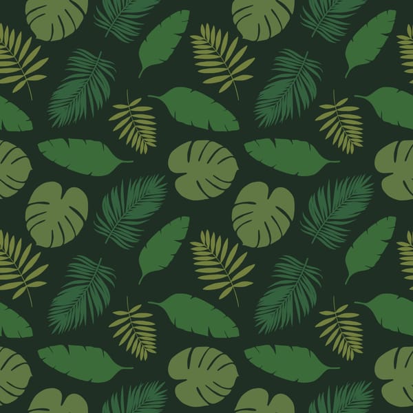 Tropical Leaves Pattern