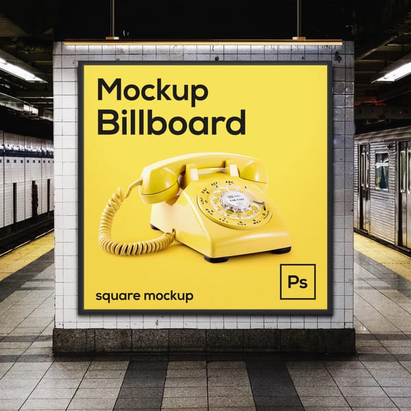 Underground Advertising Mockup