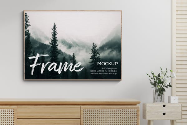 Wall Frame Mockup