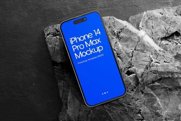 iPhone 14 Pro Max Modern Mockup