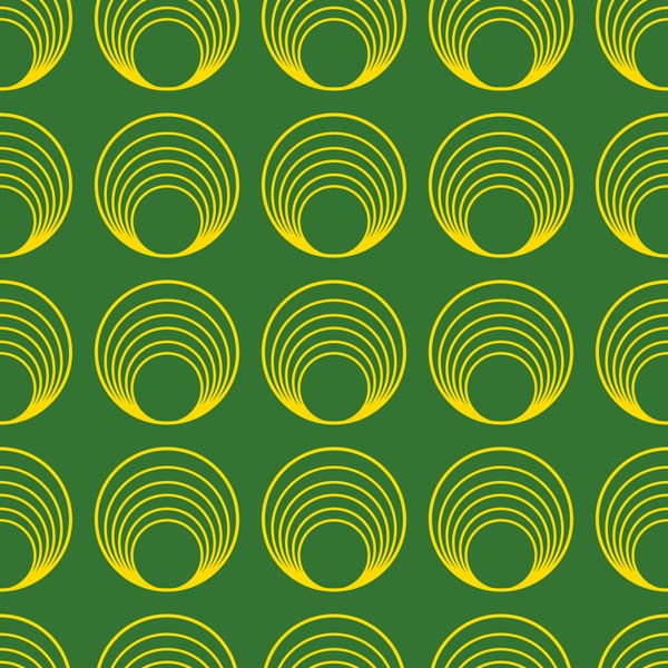 Circle Sound Wave Pattern