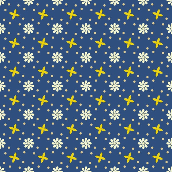 Floral Polka Dot Pattern