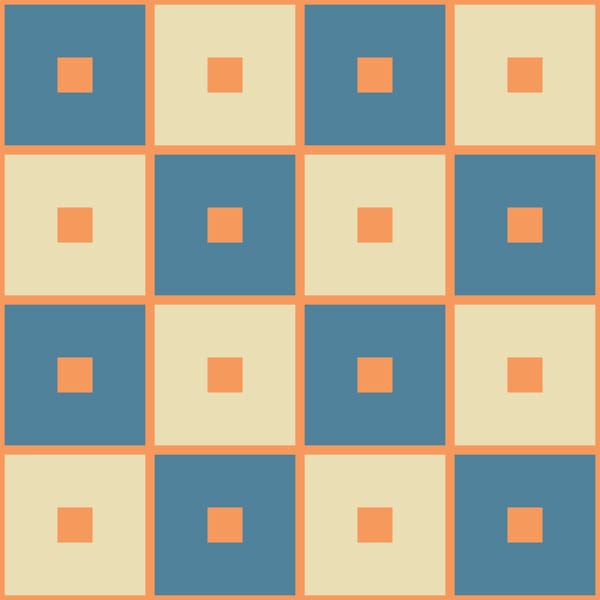 Geometric Checker Pattern
