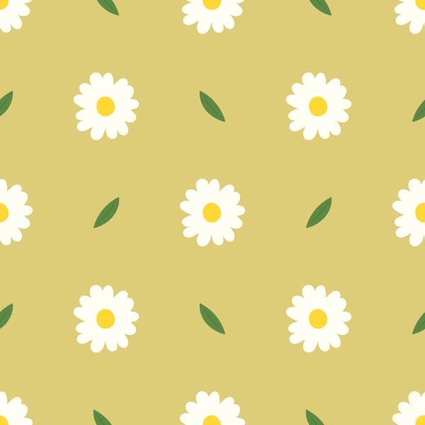 Sunny Daisy Pattern