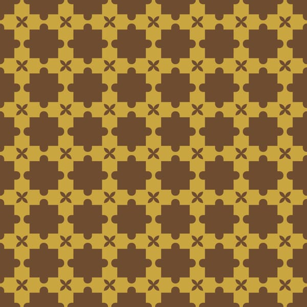 Puzzle Cross Pattern