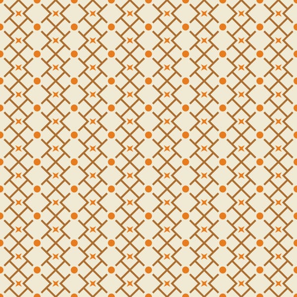 Trellis Circle Star Pattern