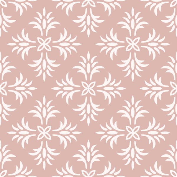 Elegant Floral Damask Pattern