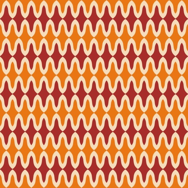 Wavy Trellis Pattern