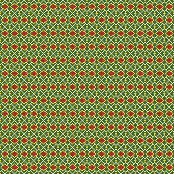Green Lattice Lines Pattern