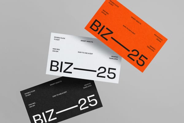 Premium Business Card Design Mockup