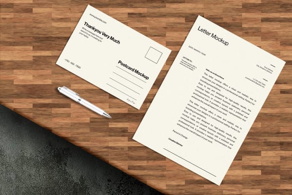 Corporate Letter Mockup