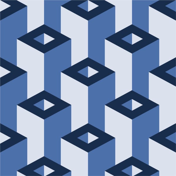 Isometric Seamless Pattern