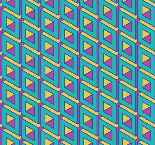 Isometric Seamless Pattern