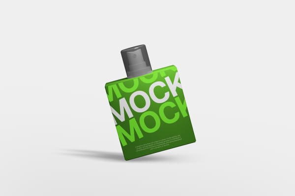 Elegant Perfume Spray Bottle Mockup