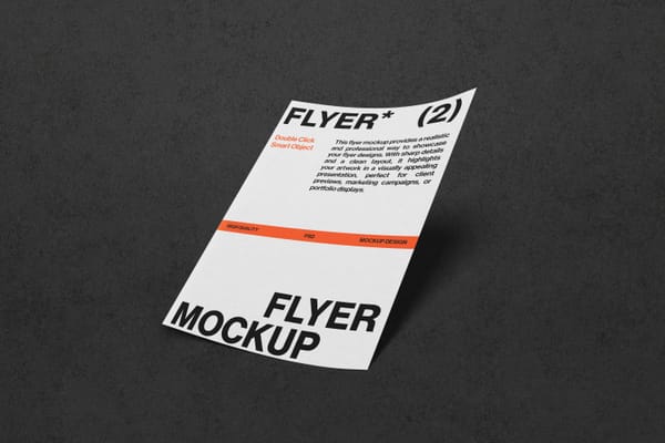 Flyer Paper Mockup