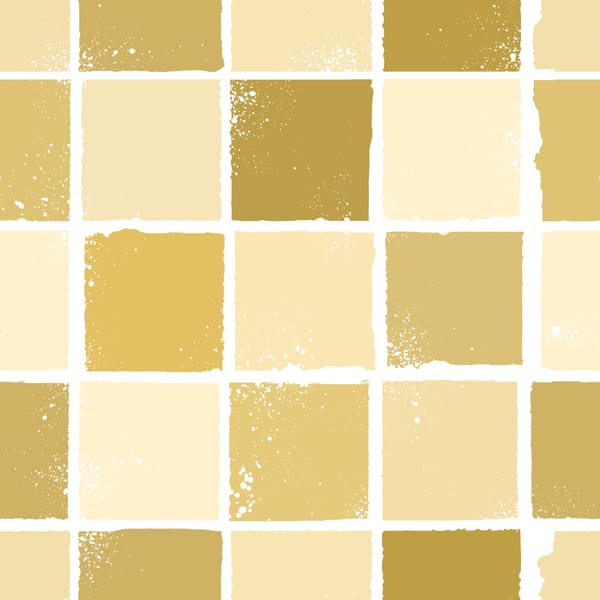 Golden Rustic Tile Pattern