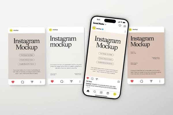 Instagram Feed Mockup Pack