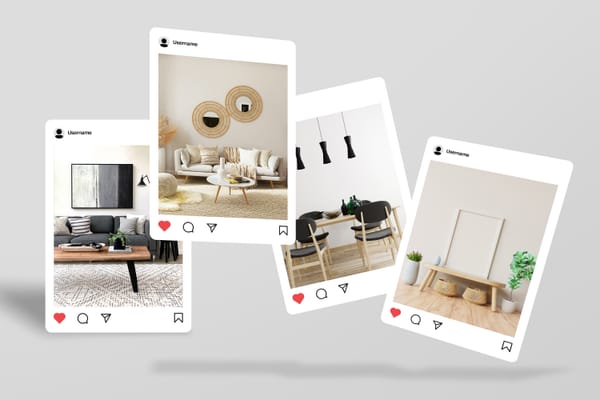 Scandinavian Interior Instagram Mockup