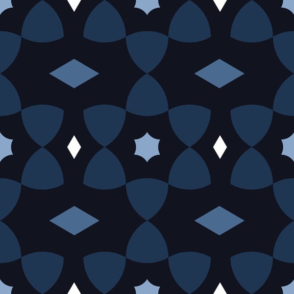 Midnight Geometric Pattern