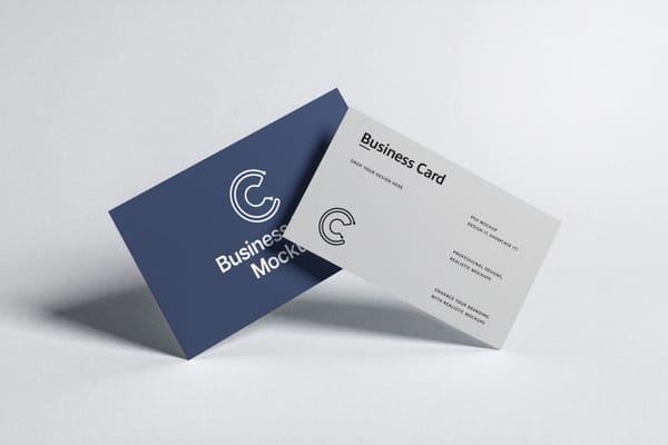 Minimalist Business Card Mockup