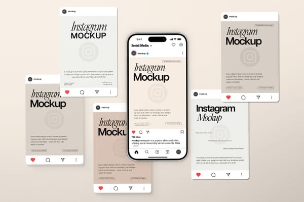 Neutral Tone Instagram Mockup